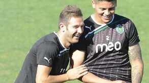 Rojo participou no treino de manhã