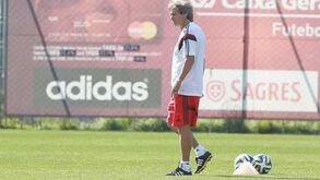Jorge Jesus: «Treinámos algumas vezes num piso sintético»