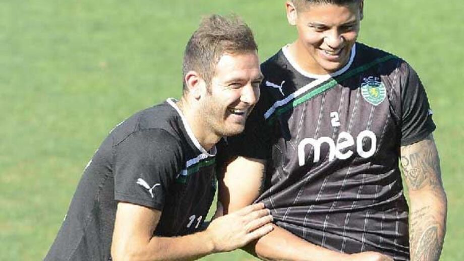 Rojo participou no treino de manhã