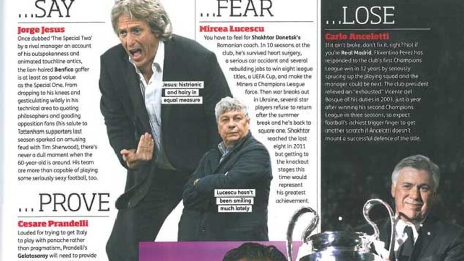 Jesus, o treinador da juba de leão e do futebol sexy