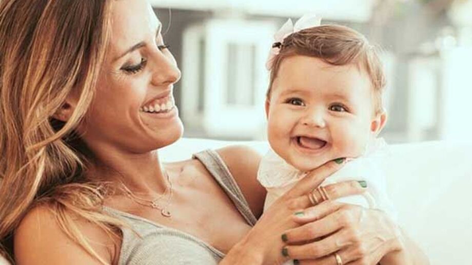 Carolina Patrocínio é uma mãe babada