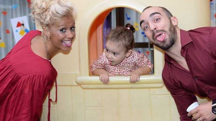 Ricardinho festeja aniversário da filha