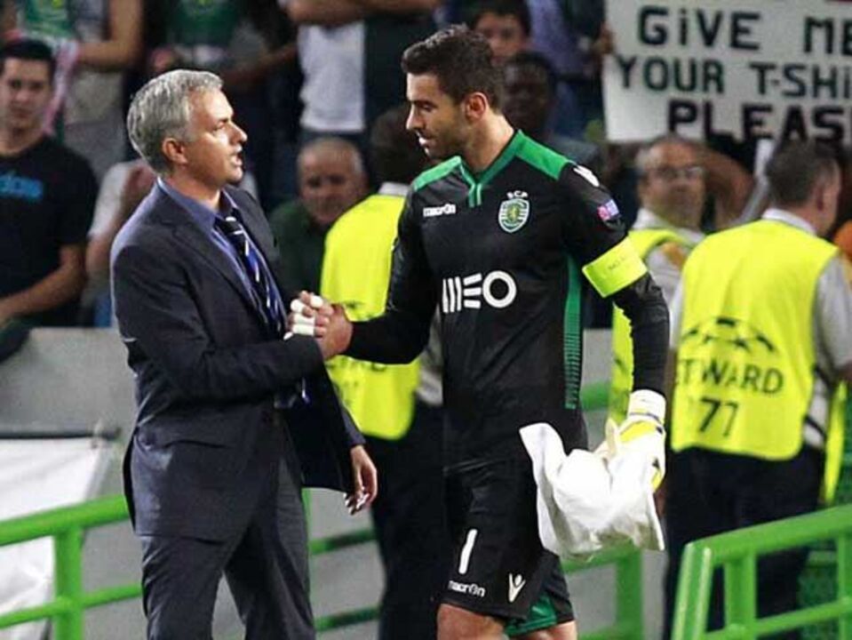 Cotação de Rui Patrício dispara à custa de Mourinho