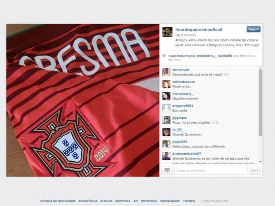 Ricardo Quaresma: «Feliz por voltar a vestir esta camisola»