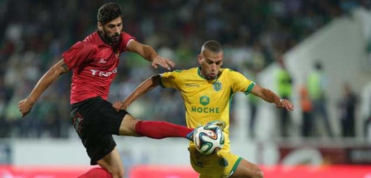 Slimani mandou o muro abaixo