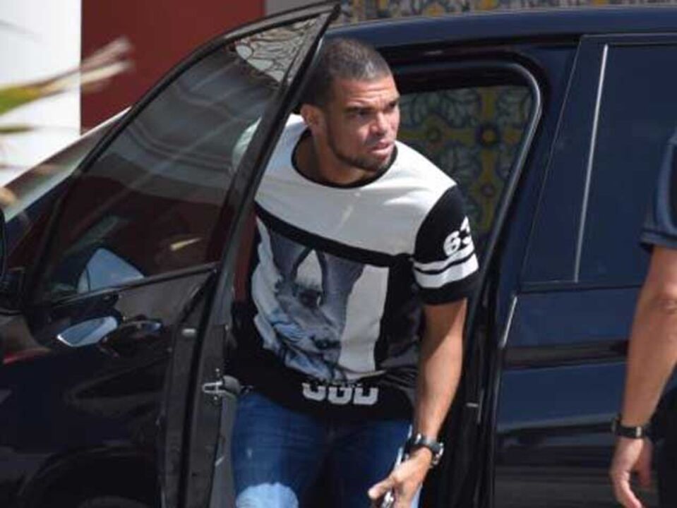 Pepe e Ronaldo foram os primeiros a chegar