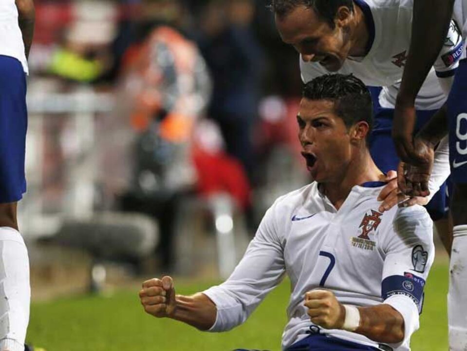 CR7 no golo caído do céu