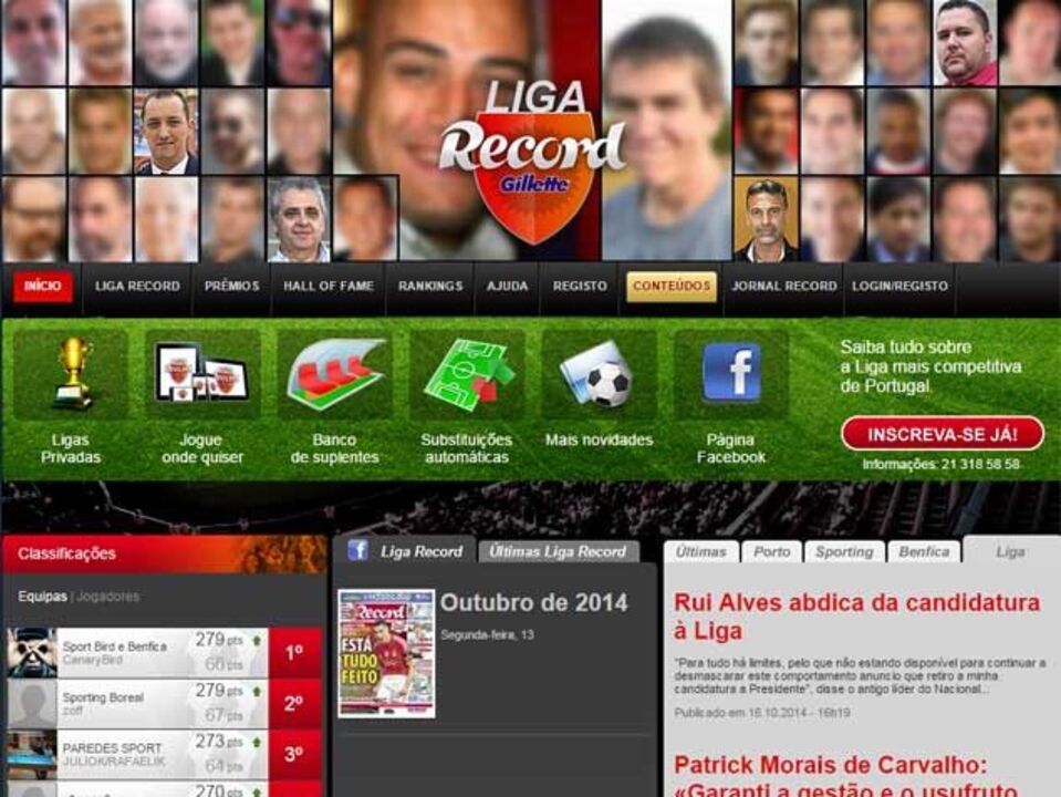 Ligas Privadas com novas funcionalidades