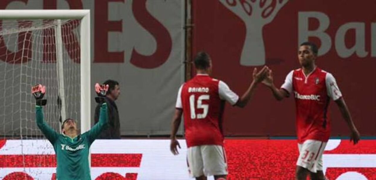 Sp. Braga-Benfica, 2-1: Guerreiros com alma