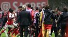 Confusão marcou final da partida em Braga