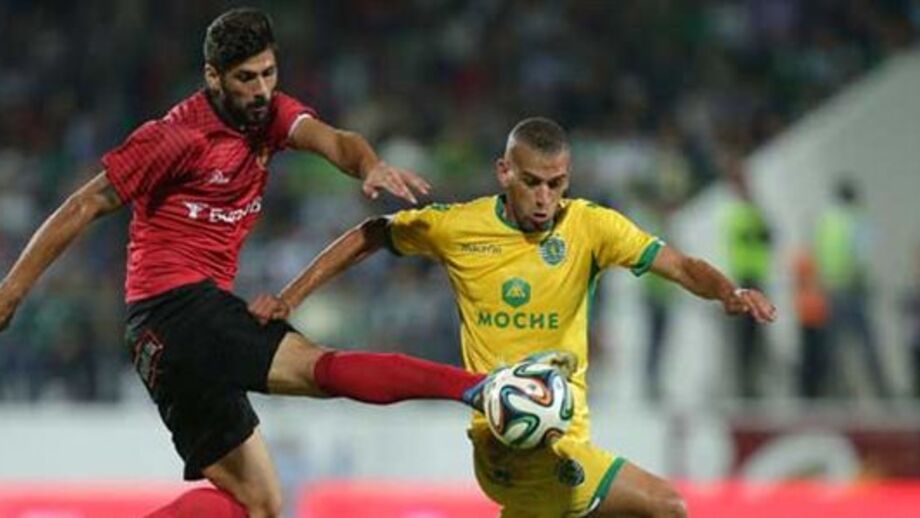 Slimani mandou o muro abaixo