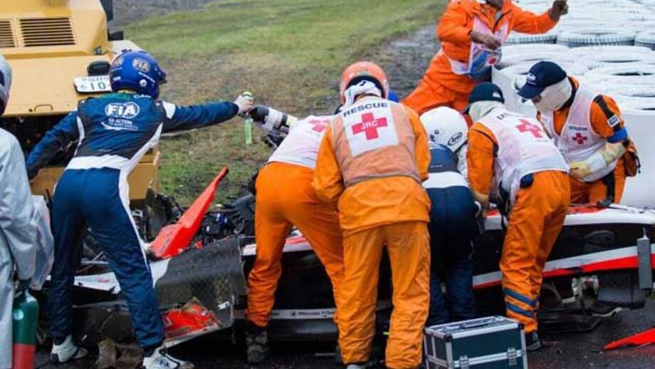 Jules Bianchi em estado crítico