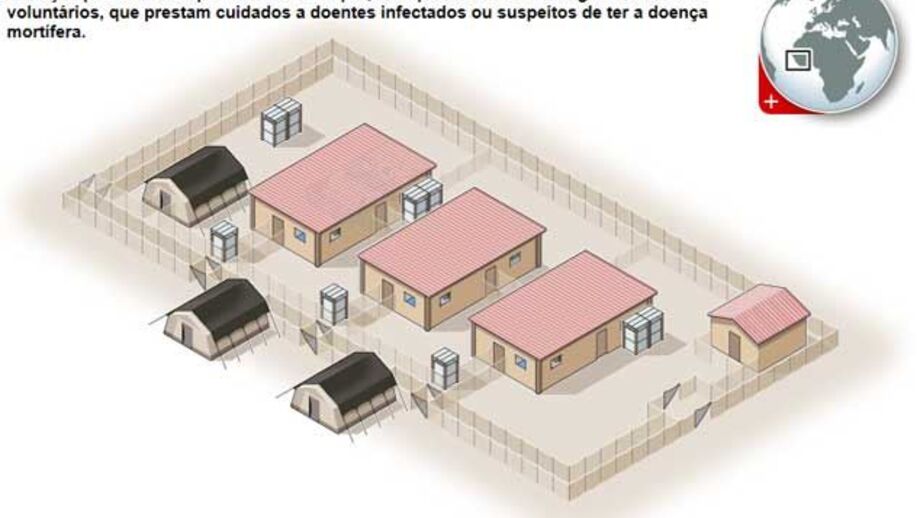 Centros de tratamento lutam para combater o Ébola