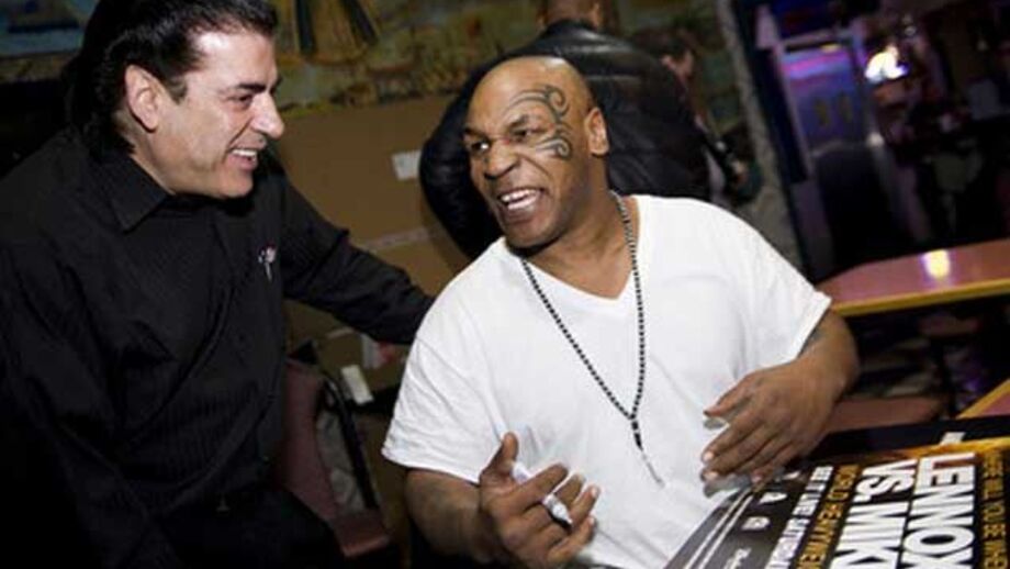 Amigo português de Mike Tyson no Passeio da Fama de Nova Jérsia