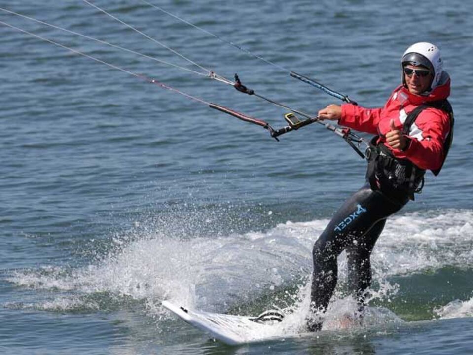 Kitesurf: Lufinha viciado em desafios