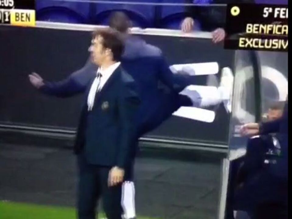 A fúria de Quaresma após o golo do Benfica