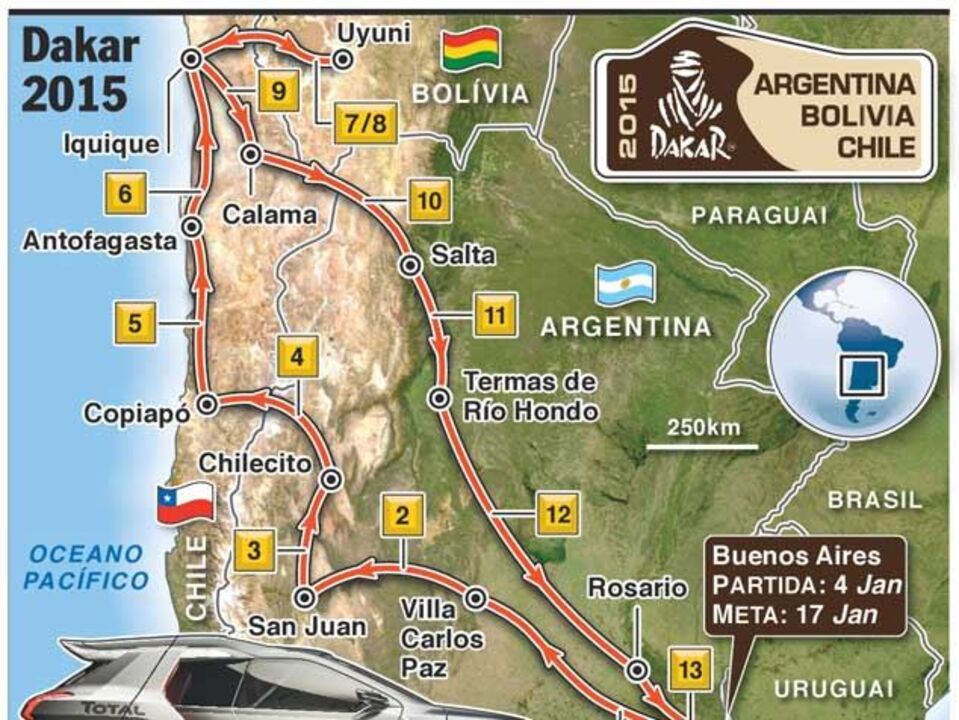 Dakar'2015 está quase aí