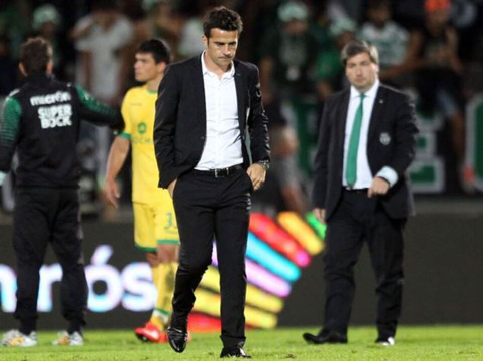 Bruno de Carvalho e Marco Silva em tenso cara a cara