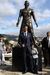CR7 orgulhoso com Ronaldo de bronze