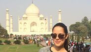 Ana Ivanovic foi ao Taj Mahal 