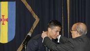 Cristiano Ronaldo condecorado na Madeira