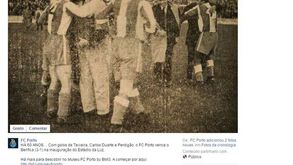 Dragões recordam vitória na inauguração do Estádio da Luz