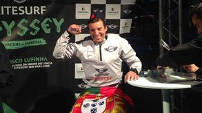 Kitesurf: Francisco Lufinha chegou ao Funchal