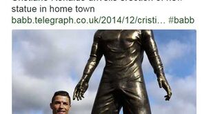Imprensa internacional destaca ereção da estátua de Ronaldo