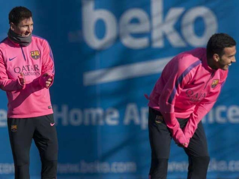 Messi integra treino