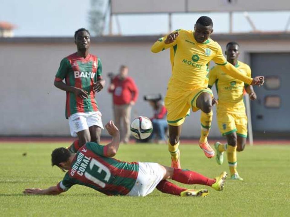 Marítimo B-Sporting B, 2-1: Golo de Sacko insuficiente