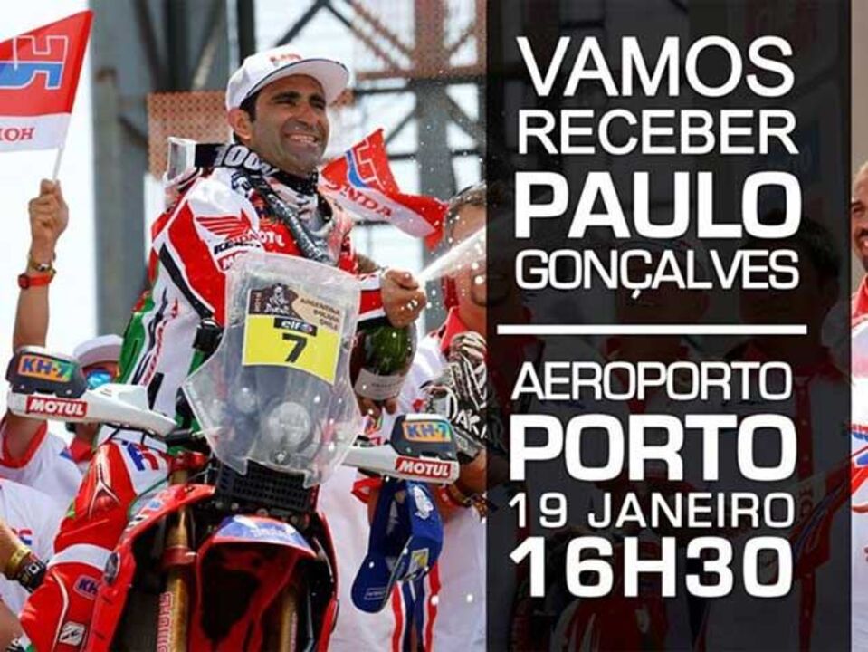 Paulo Gonçalves chega a Portugal na 2.ª feira