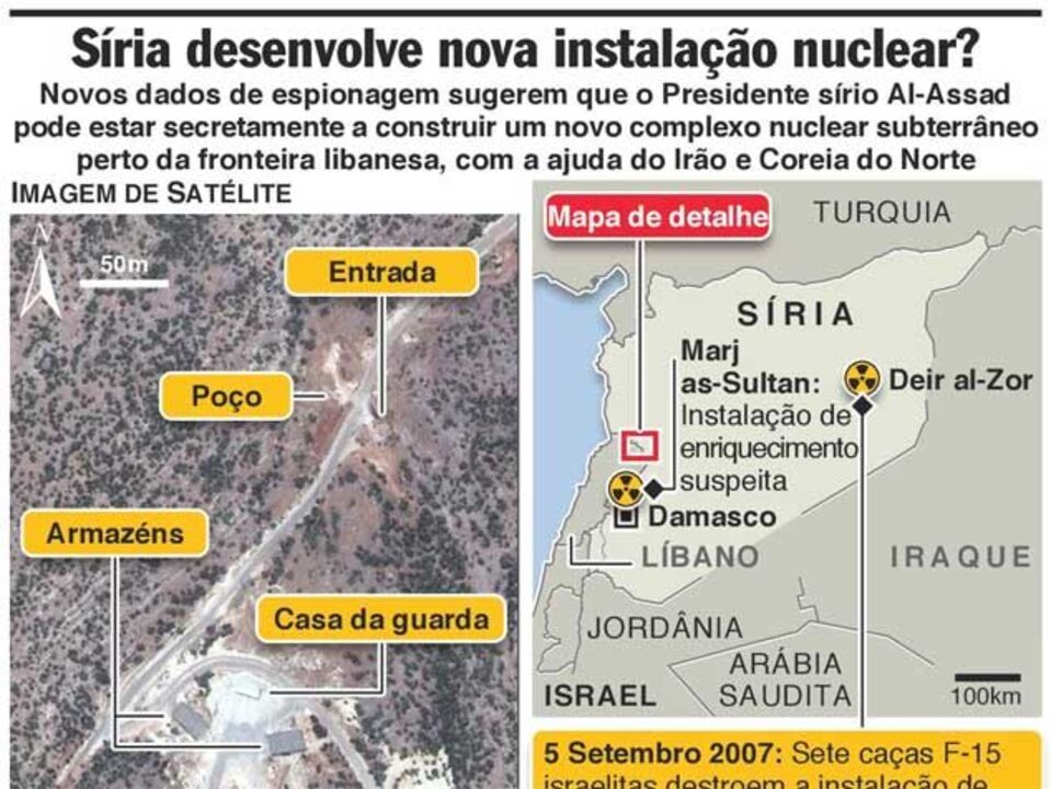 Síria constrói instalação nuclear?