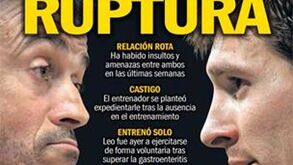 Insultos e ameaças entre Messi e Luis Enrique