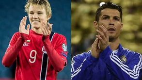 Ronaldo prepara passagem de testemunho para Odegaard