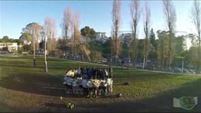 Encontro do Sporting filmado por um drone