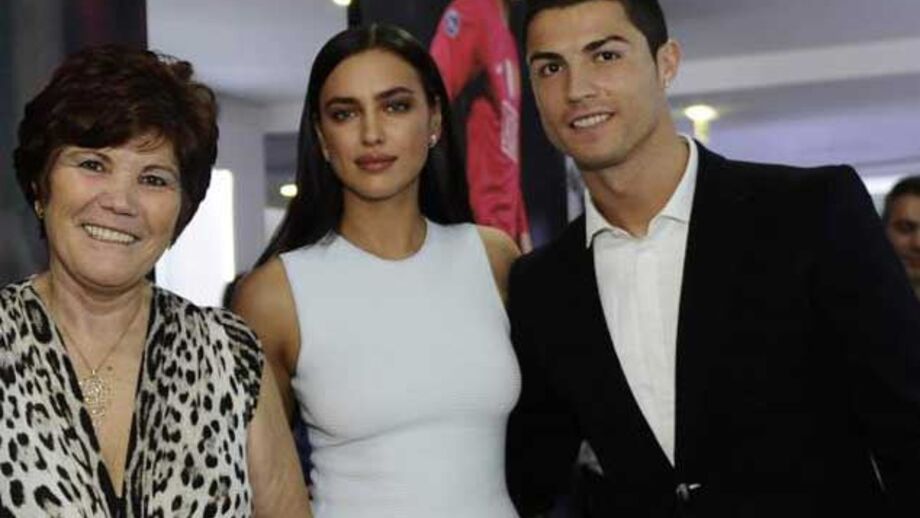 Ronaldo em Zurique com Irina e a família