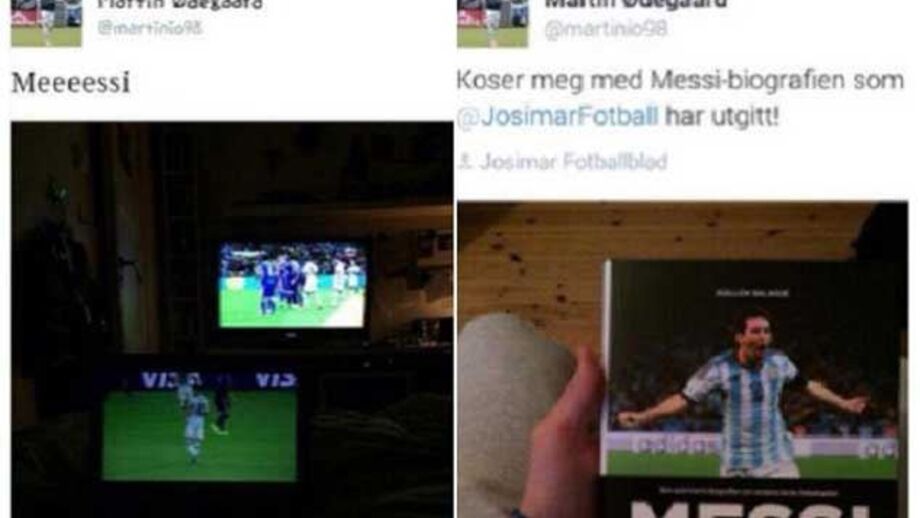 Odegaard apaga tweets onde confessa admiração por... Messi