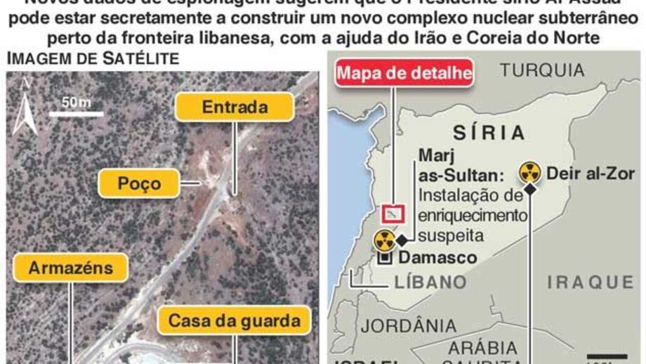 Síria constrói instalação nuclear?