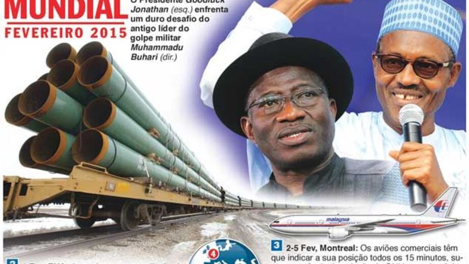 Agenda mundial de fevereiro