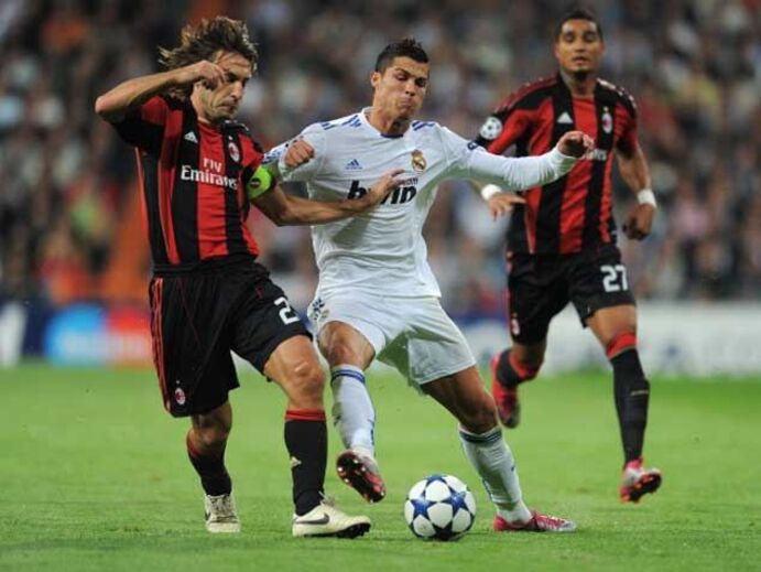 Ronaldo sem espaço no onze de sonho de Pirlo