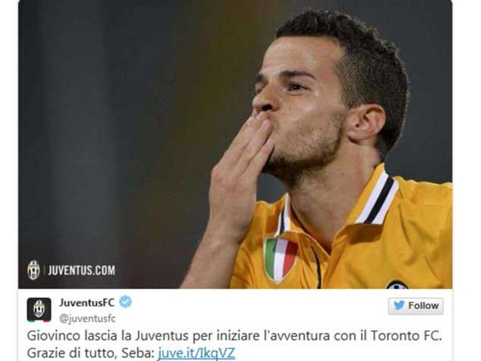 Juventus confirma saída de Giovinco
