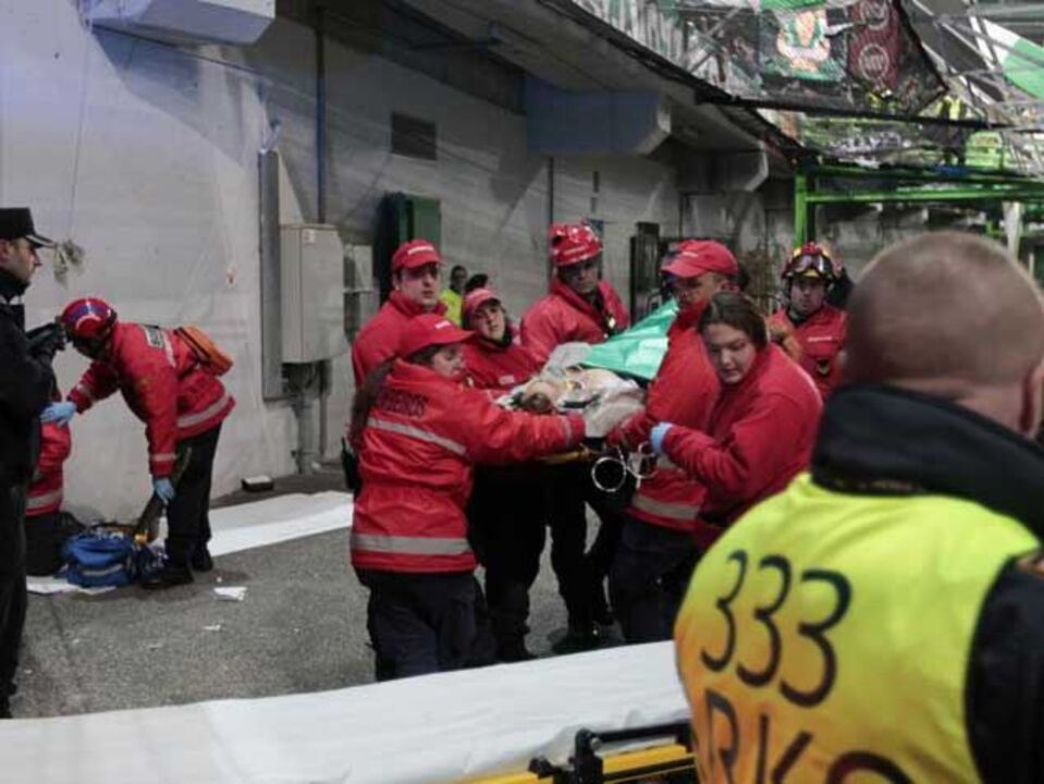 Adepto que caiu ao fosso está fora de perigo