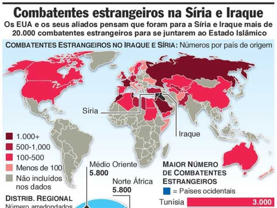 Combatentes estrangeiros na Síria e no Iraque