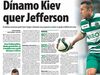 Dinamo Kiev pagava quatro vezes mais a Jefferson