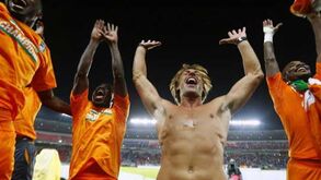 Costa do Marfim-Gana, em direto