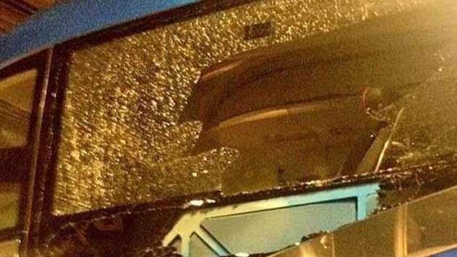 Autocarro do Celta de Vigo atacado na Corunha