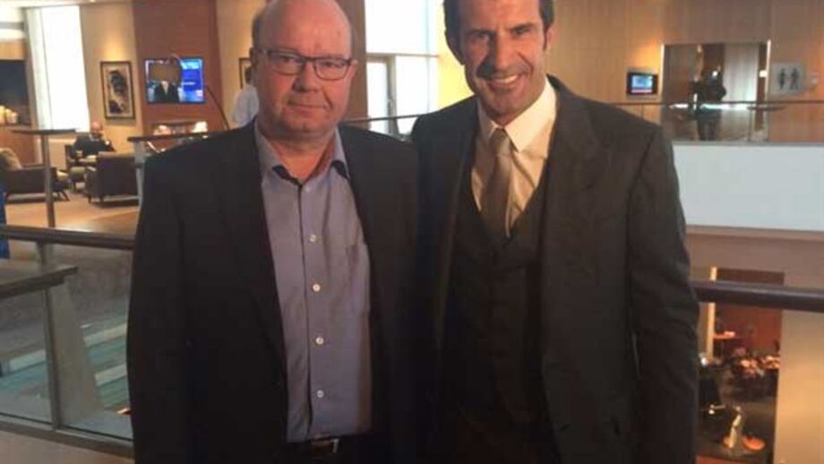 Figo encontra-se com nove federações