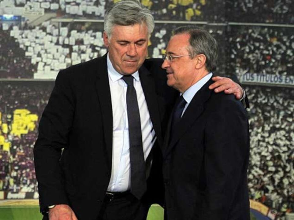 Florentino Pérez: «Aconteça o que acontecer, Ancelotti continuará no cargo»