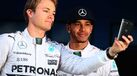 Hamilton e Rosberg disputam trono com Vettel à espreita