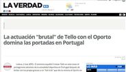 Tello em destaque na imprensa espanhola
